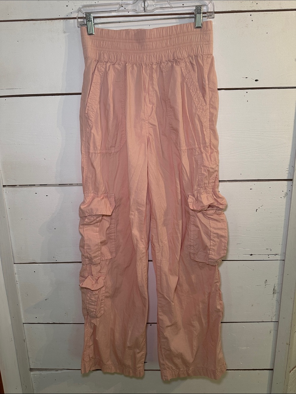 Aerie Easiest Cargo Pants Light Pink Small